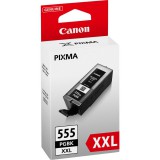 Canon PGI-555PGBK XXL tintapatron 1 db Eredeti Extra (szuper) kapacitású Fekete