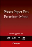 Canon PM-101 Pro Premium 210g A4 20db Matt Fotópapír 8657B005
