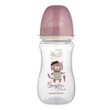 Canpol babies Anti-kólikás cumisüveg, 240 ml, Easy Start, BONJOUR PARIS - pink