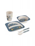 Canpol Babies Bonjour Paris 5 részes étkészlet (12h+) - Kék
