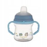 Canpol Babies Bonjour Paris Itatópohár szilikonos ivócsőrrel 150 ml (6h+) - Kék