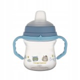 Canpol Babies Bonjour Paris Itatópohár szilikonos ivócsőrrel 150 ml (6h+) - Kék