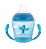 Canpol Babies Cseppmentes itatópohár puha ivócsőrrel 230 ml (9h+) - Kék