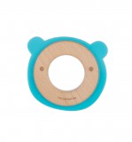 Canpol Babies Fa és szilikon rágóka - Maci