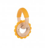 Canpol Babies Fa és szilikon rágóka - Oroszlán