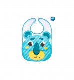 Canpol Babies Hello Little zsebes puha előke - Maci