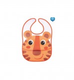 Canpol Babies Hello Little zsebes puha előke - Tigris