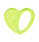 Canpol Babies hűtőrágóka - Zöld szívecske
