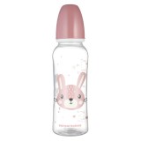 Canpol babies Keskeny nyakú cumisüveg, CUTE ANIMALS, 250 ml - nyuszi