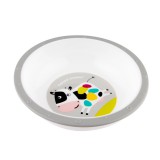 Canpol babies Műanyag tál csúszásmentes aljjal, 270ml, tehénke