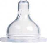 CANPOL BABIES Savička silikonová třešinka široká 1 ks 0-MINI