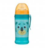 Canpol Babies Sport itatópohár cseppmentes szívószállal 350 ml (12h+) - Maci