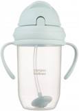 Canpol babies Súlyozott szívószálas itatópohár, 270ml, menta