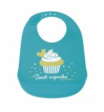 Canpol Babies szilikon zsebes előke - Kék