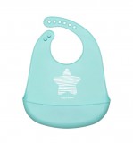 Canpol Babies szilikon zsebes előke - Türkiz