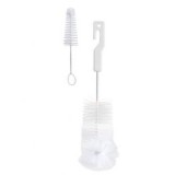 Canpol Babies Szivacsos cumisüvegmosó kefe - Fehér