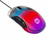Canyon Braver GM-728, Optical Crystal gaming pel?, Instant 825, ABS material, huanuo 10 million cycle switch, 1.65M TPE cable with magnet ring, weight: 114g, Size: 122.6*66.2*38.2mm, Juodas egér