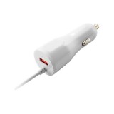 Canyon C-003 univerzális autós töltő adapter (beépített Lighning kábel) (CNE-CCA033W)