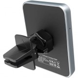 CANYON Car holder and wireless charger MegaFix, C-15, 15W, Input: USB-C: 5V/2A, 9V/3A; Output: 5W, 7.5W, 10W, 15W;89*65*12mm,0.195kg,black CNE-CCA15B
