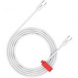 Canyon CC60AB C-C 60W Braided cable 1,2m White CND-CC60AB12W