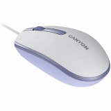 Canyon CNE-CMS10WL wired mouse White Lavender