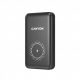 Canyon CNS-CPB1001B 10000mAh Power Bank vezeték nélküli töltés funkcióval fekete
