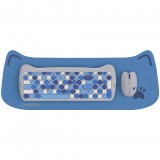 Canyon CNS-HSETW6BL-HU Wireless Keyboard Combo Kitty Edition Blue HU