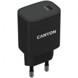 Canyon H-20-02 USB-C PD hálózati töltő 20W fekete (CNE-CHA20B02)