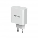 Canyon H-65 GaN 65W PD hálózati gyorstöltő fehér (CND-CHA65W01) (CND-CHA65W01) - Töltők