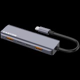 CANYON hub DS-18 5in1 USB-C Grey (CNS-TDS18)