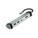 CANYON USB Type-C Multiport Docking Station (szürke) (CNS-TDS03DG)