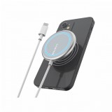Canyon WS-100 Wireless charging station for iPhone Silver CNS-WCS100