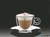 . Cappuccinos csésze rozsdamentes aljjal, duplafalú, 2db-os szett, 16,5cl &#039;Thermo&#039;