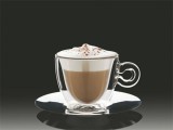 . Cappuccinos csésze rozsdamentes aljjal, duplafalú, 2db-os szett, 16,5cl Thermo (KHPU144)
