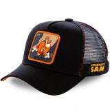 Capslab - Looney Tunes Yosemite Sam Unisex Fekete Trucker Sapka