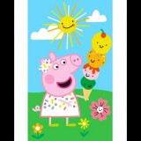 Carbotex Baby towel Pepina Piglet Ice Cream Pyramid 30 × 50 cm (040134-LICENCPYRA)