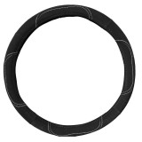 Carcommerce Kormányvédő 37-39cm fekete nubuk bőr 43211