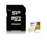 Card micro sdxc silicon power superior pro 512gb - c10,uhs-i u3, a1, v30 sp512gbstxdu3v20ab