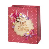 Cardex "All I need is Love" mintás közepes méretű ajándéktáska 18x23x10cm-es