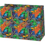 Cardex: Dínó deszka party nagy méretű ajándéktáska 26,7x13,7x33cm