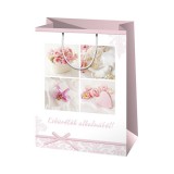 Cardex Esküvős mintával és felirattal díszített óriás méretű ajándéktáska 33x15x44cm