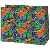Cardex Gördeszkázó T-Rex közepes méretű ajándéktáska 18x10x23cm