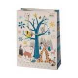 Cardex Green Grass Micimackó mintás nagy méretű prémium ajándéktáska 26x14x33cm