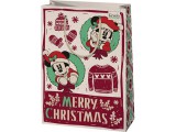 Cardex Green Grass Mickey egér karácsonyi nagy méretű prémium ajándéktáska 26x14x33cm