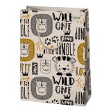 Cardex Green Grass Oroszlán mintás nagy méretű prémium ajándéktáska 26x14x33cm