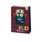 Cardex Green Grass Wild One szörnyecskés nagyméretű ajándéktáska 24x9x34cm