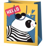 Cardex Hello panda mintás nagy ajándéktáska 33x26,7x13,7cm