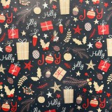 Cardex Holly Christmas csomagolópapír 200x70cm