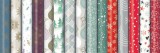 Cardex Karácsonyi csomagolópapír, hengeres, 70x200cm, 15 féle minta