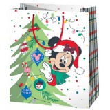 Cardex Mickey egér karácsonyi mintás óriás méretű ajándéktáska 40x56x20cm-es